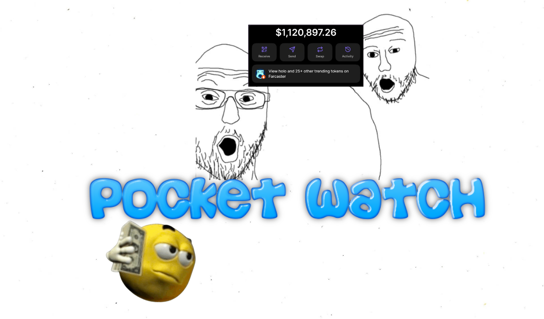 pocket watch - Farcaster Mini Apps